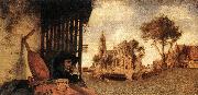 FABRITIUS, Carel View of the City of Delft dfg oil painting on canvas